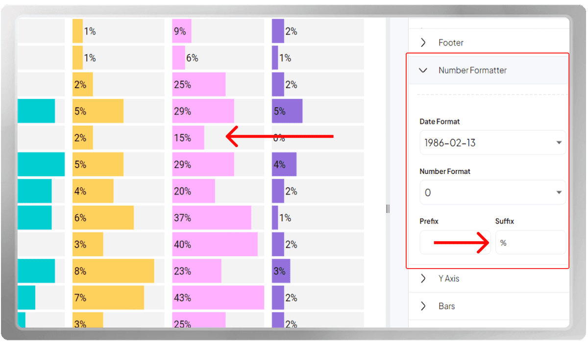 How to Create a Compelling Split Bars | PlotSet