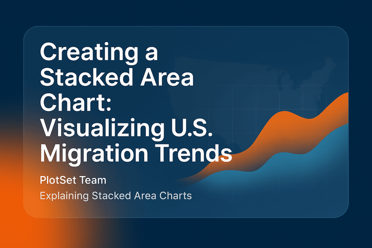 Creating a Stacked Area Chart: Visualizing U.S. Migration Trends