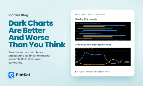 Dark Charts Are Better and Worse Than You Think