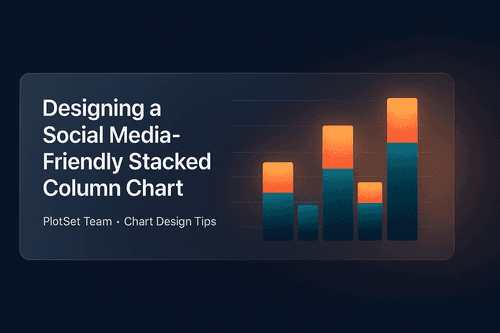 Designing a Social Media-Friendly Stacked Column Chart