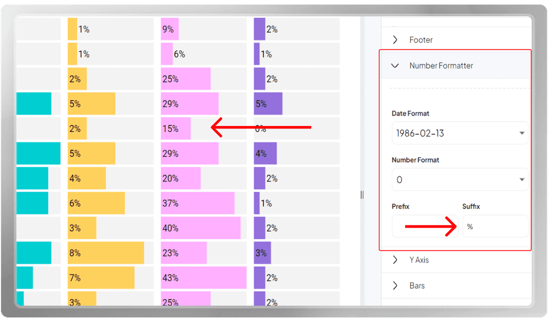 How to Create a Compelling Split Bars | PlotSet